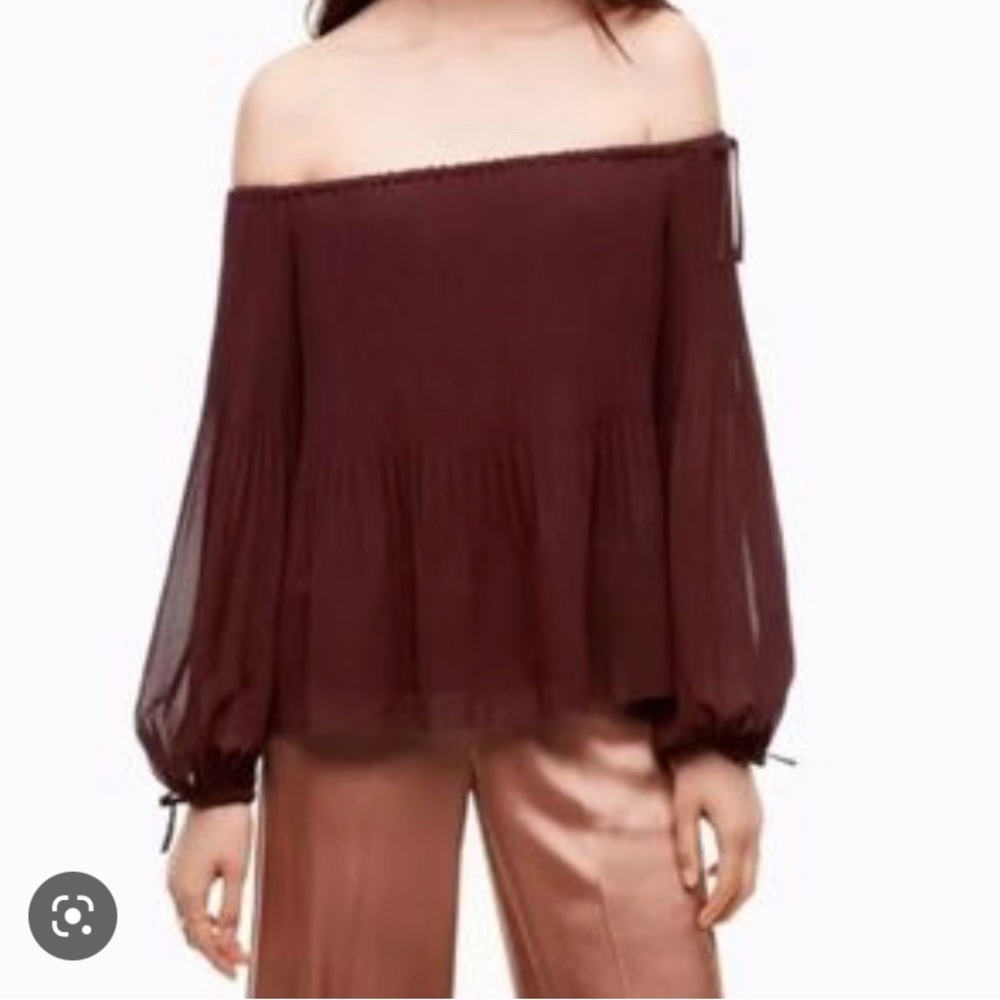 Like New Wilfred Off-Shoulder Blouse